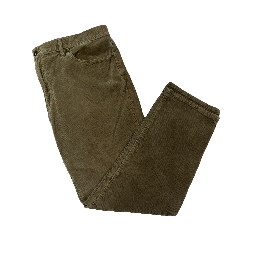 Jos A Bank Pants Men 40x30 Brown Corduroy Tailoredl Fit Casual Chino